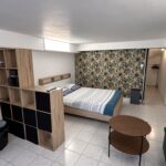 Appartement meublé & équipé avec lit double